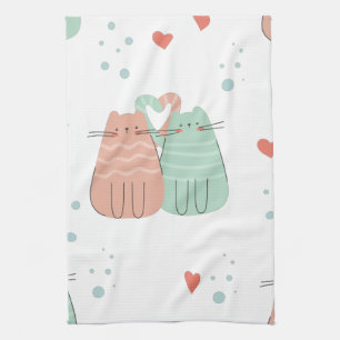 Paño De Cocina Love Cats    DesignGeschirrtuch