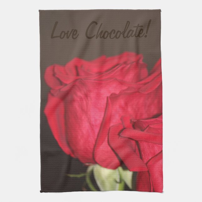Paño De Cocina Love Chocolate (Vertical)