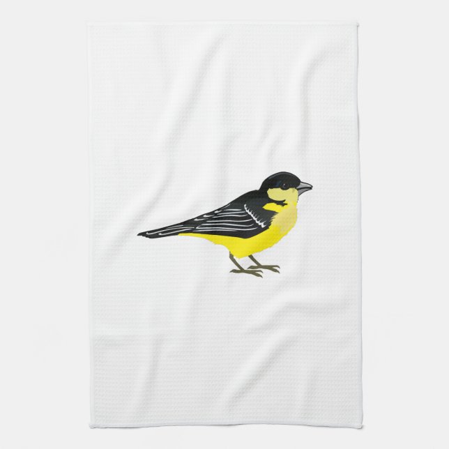 Paño De Cocina Lovely Lesser Goldfinch (Vertical)