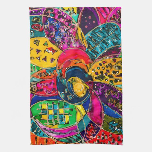 Paño De Cocina Lovitude Dish Towel Kaleidoscope (Vertical)