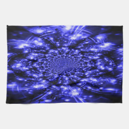 Paño De Cocina Luces Azules Brillantes