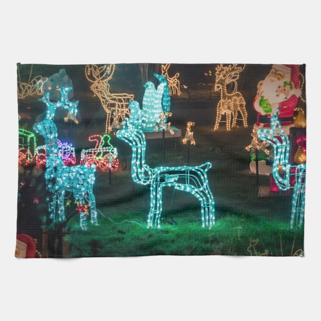 Paño De Cocina Luces de navidad (Horizontal)