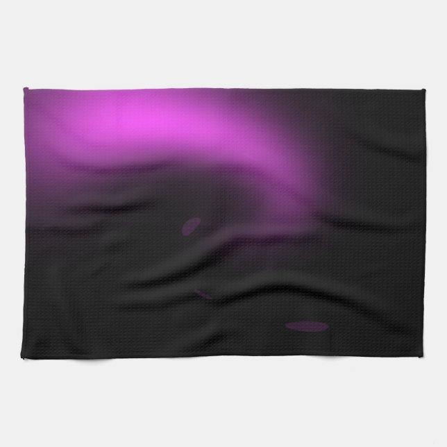 Paño De Cocina Luces de torrente morado de sol (Horizontal)