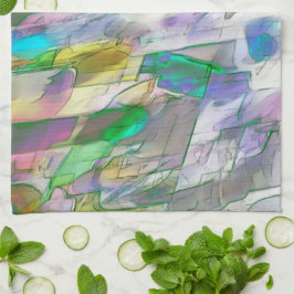 Paño De Cocina Lucha colorida, opaca versus satinosa