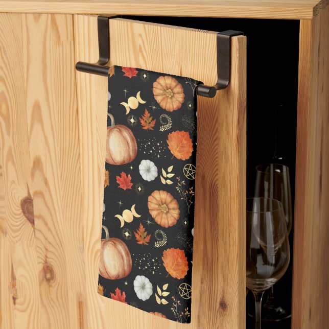 Paño De Cocina Luna de Cosecha (Pliegue de tercios)
