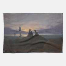Luna saliendo sobre el mar (Caspar David Friedrich