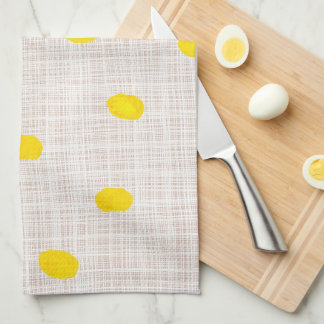 Paño De Cocina Lunares amarillos