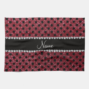 Paño De Cocina Lunares conocidos de encargo del negro del