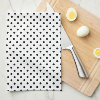 Paño De Cocina Lunares Negros