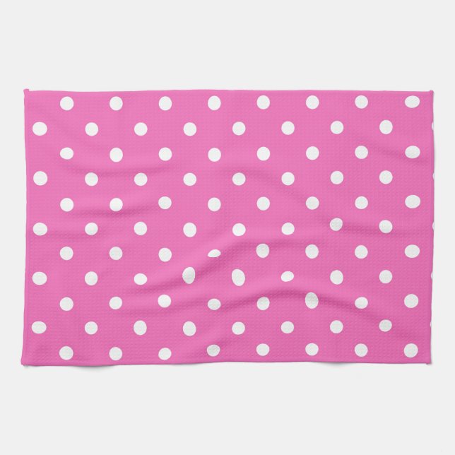 Paño De Cocina lunares rosas (Horizontal)