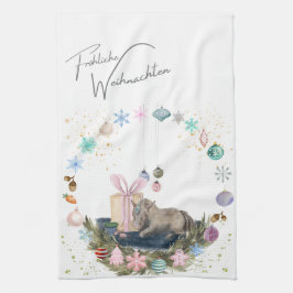 Paño De Cocina Lustig süsses Küchentuch mit Pferdebild