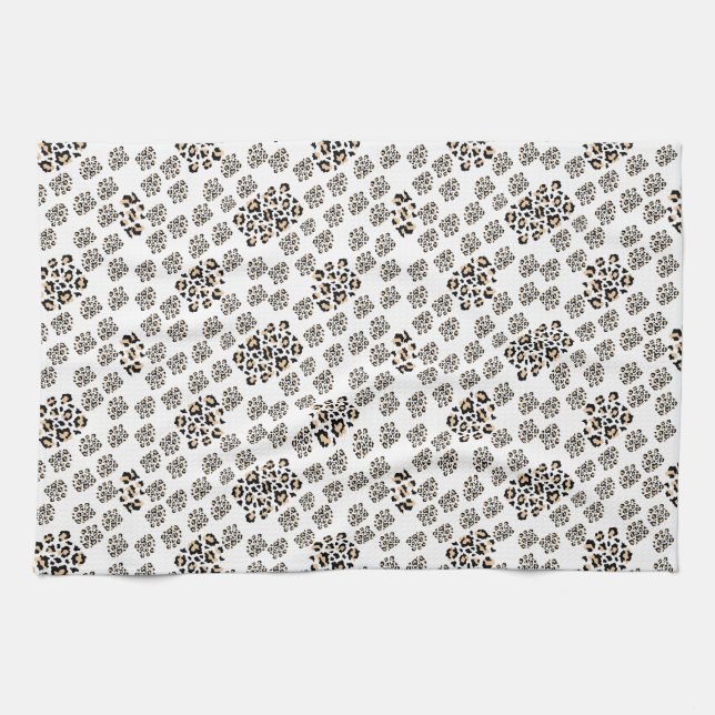 Paño De Cocina Luxe modern animalprint be brave girl (Horizontal)