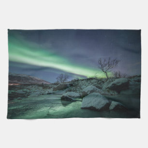 Paño De Cocina Luz del Norte Noruega
