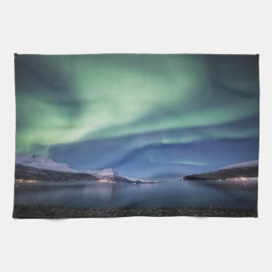 Paño De Cocina Luz del Norte Noruega