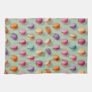 Paño De Cocina "Macaron Daydream: Un dulce diluvio"