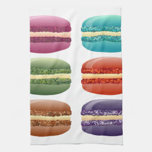 Paño De Cocina macarras de arco iris