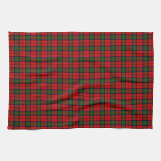Paño De Cocina MacDuff tartan verde plaid (Horizontal)