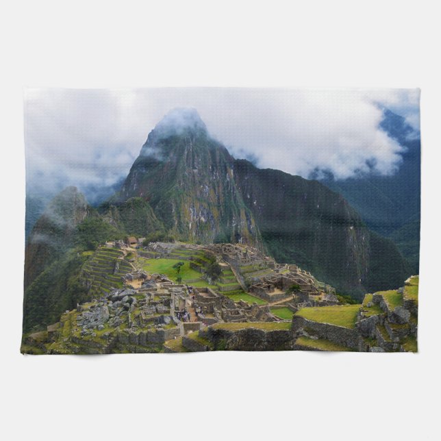 Paño De Cocina Machu Picchu, Perú (Horizontal)
