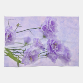 Paño De Cocina Macro morada de Campanella flor