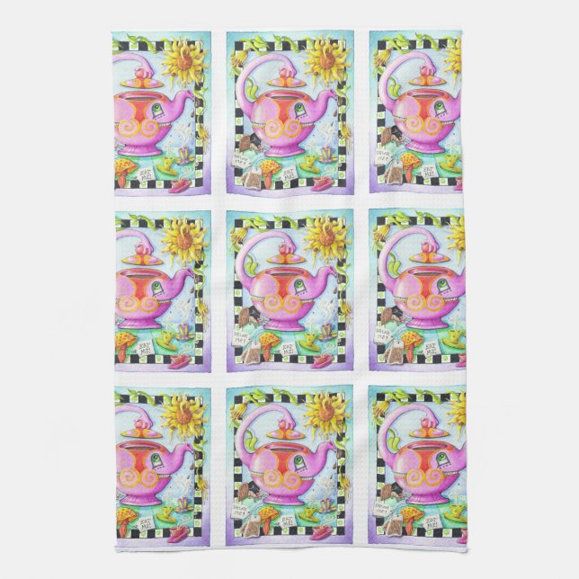 PAÑO DE COCINA MAD ACERCA DE TEA FIESTA (Vertical)