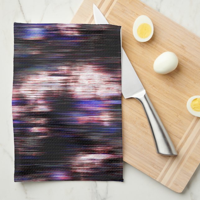 Paño De Cocina ¿Madera cepillada con manchas de neón? (Doblado Cuarto)