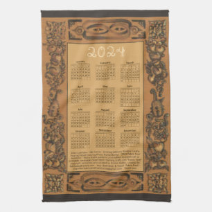 Paño De Cocina Madera Gibbons del Castillo Windsor del Calendario