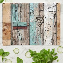 Paño De Cocina Madera pintada rústica Guay Estilo de cabaña