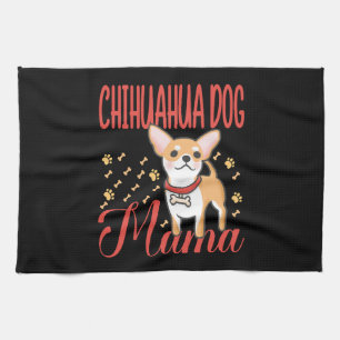 Paño De Cocina Madre del perro chihuahua de las mujeres