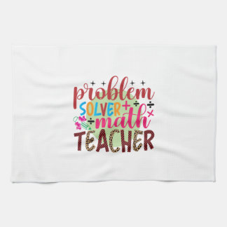 Paño De Cocina Maestra Maestra en Matemáticas para resolver probl