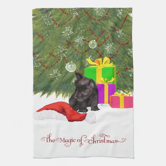 Paño De Cocina Magia de Navidad (Vertical)