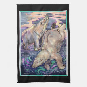 Paño De Cocina Mágica del oso polar