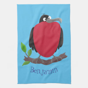 Paño De Cocina Magnífico personalizado de pájaro fragata