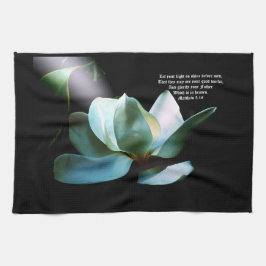 Paño De Cocina Magnolia Closeup Spotlight Matthew 5:16