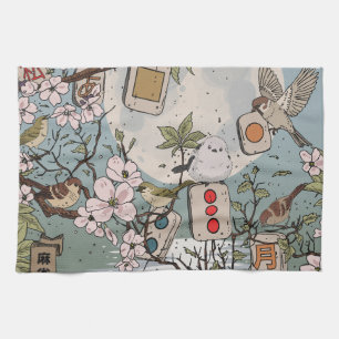 Paño De Cocina Mahjong Salida de la Luna
