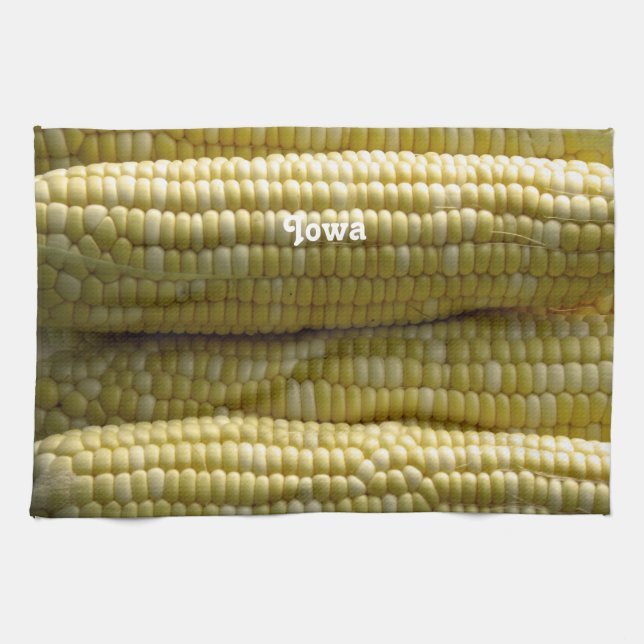 Paño De Cocina Maíz en la mazorca de Iowa (Horizontal)