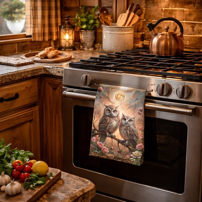 Paño De Cocina Majestic Owl Design (Subido por el creador)