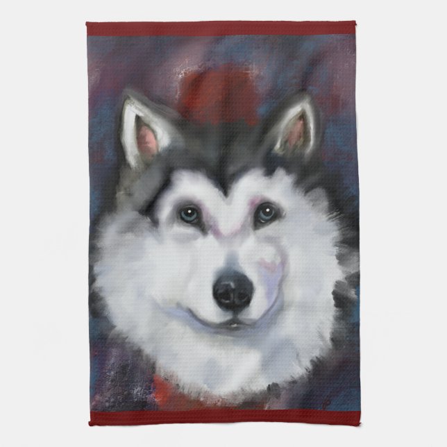 PAÑO DE COCINA MALAMUTE DE ALASKA (Vertical)