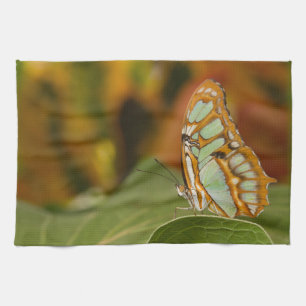 Paño De Cocina Malaquita en la hoja