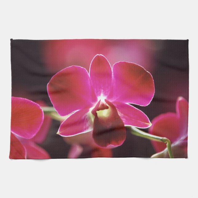 Paño De Cocina Malasia, Orquídea (Horizontal)