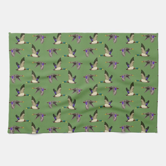 Paño De Cocina Mallard Ducks Trendy (Horizontal)