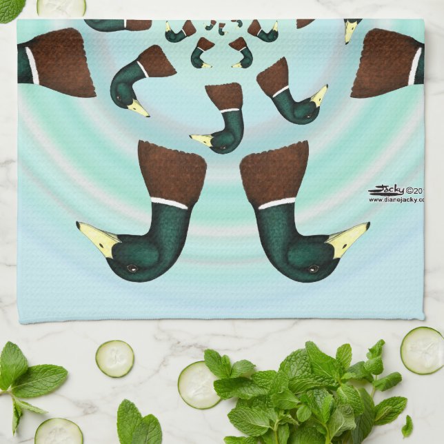 Paño De Cocina ¡Mallards Galore! (Doblado)