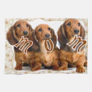 Paño De Cocina MAMÁ del Dachshund