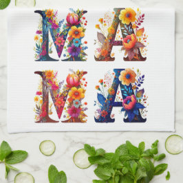 Paño De Cocina MAMA Floral