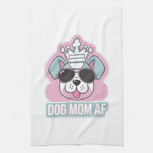 Paño De Cocina Mamá Perro AF - Diseño Divertido de Mamá Perro