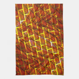 Paño De Cocina ¿Mancha roja, raspada, grilla dorada o efecto ladr