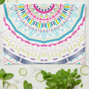 Paño De Cocina mandala colorido