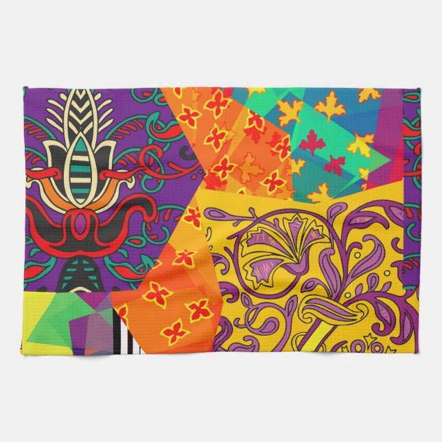 Paño De Cocina Mandala festiva india turca (Horizontal)