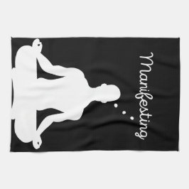 Paño De Cocina Manifiesto de la meditación visual para vibracione