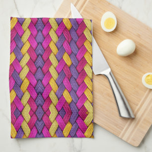 Paño De Cocina Manta con Patrón Tejido Colorido