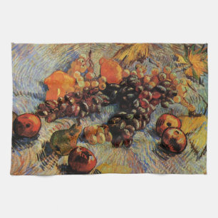 Paño De Cocina Manzanas, Peras, Limones, Uvas por Vincent van Gog